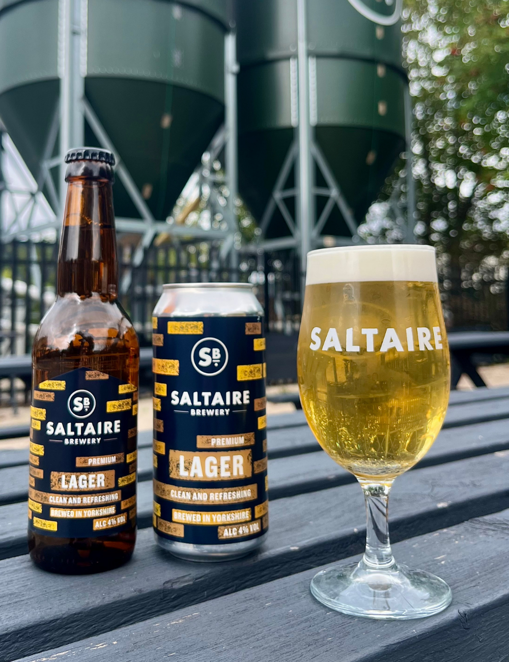 Saltaire Premium Yorkshire Lager (4%) | Saltaire Brewery